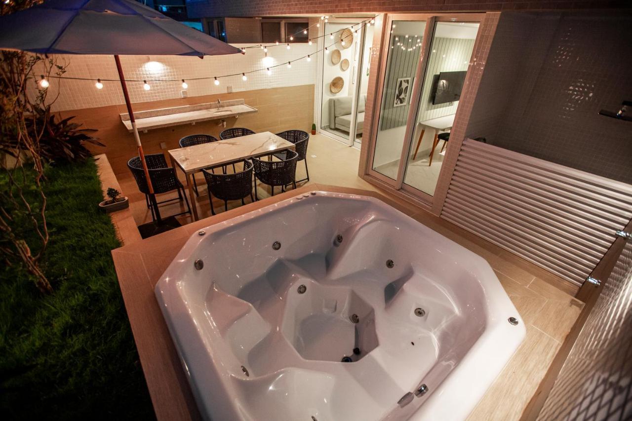 Apartamento Com Jacuzzi Na Beira Mar De Joao Pessoa No Branco Haus מראה חיצוני תמונה